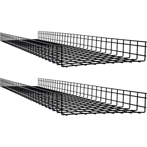 Tripp Lite by Eaton Wire Mesh Cable Tray - 450 x 100 x 1500 mm (18 in. x 4 in. x 5 ft.) 2-Pack SRWB18410X2STR