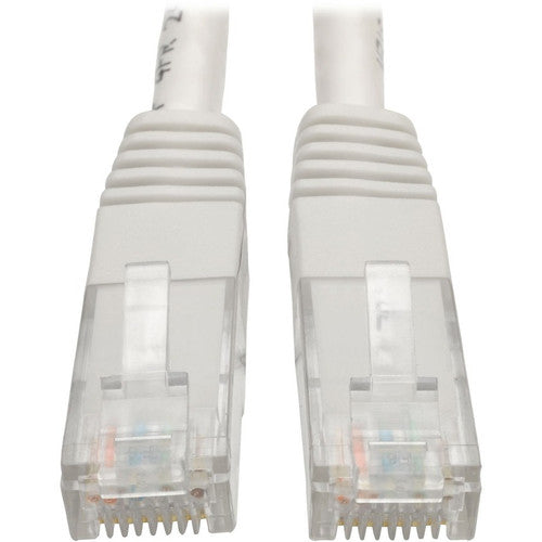 Tripp Lite by Eaton Câble de brassage moulé Gigabit Cat6 (RJ45 M/M), blanc, 3 pieds N200-003-WH