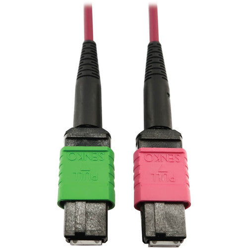 Tripp Lite by Eaton N846D-03M-16BMG 400G Multimode 50/125 OM4 Fiber Optic Cable, Magenta, 3 m N846D-03M-16BMG