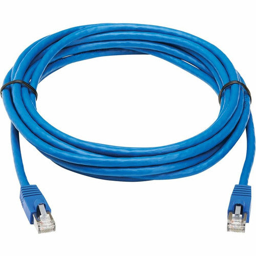 Câble Ethernet Tripp Lite by Eaton Cat8 40G SSTP sans accroc (RJ45 M/M), PoE, bleu, 15 pi (4,6 m) N272-F15-BL