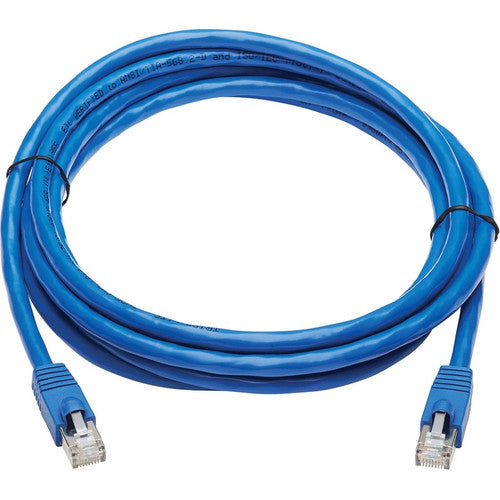 Tripp Lite by Eaton Cat6a 10G-Certified Snagless F/UTP Network Patch Cable (RJ45 M/M), Blue, 10 ft. N261P-010-BL