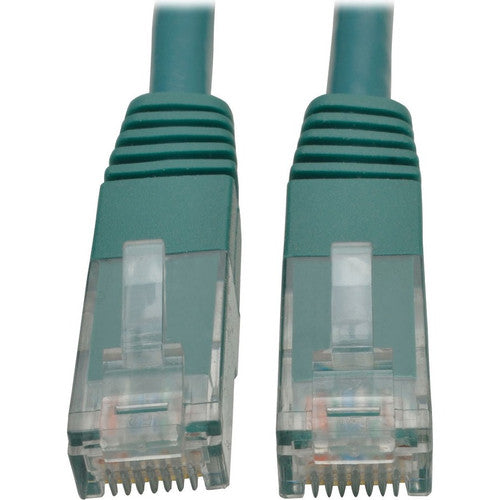 Tripp Lite by Eaton Cat6 Gigabit Molded Patch Cable (RJ45 M/M), Green, 15 ft N200-015-GN