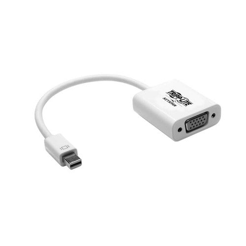 Tripp Lite 6in Mini DisplayPort to VGA Adapter Active Converter mDP to VGA M/F DPort 1.2 6" P137-06N-VGA-V2