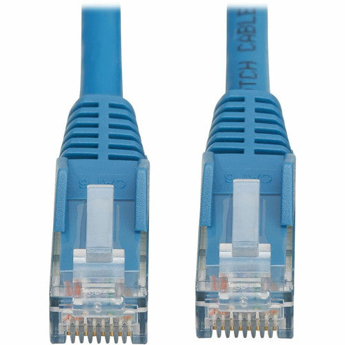 Tripp Lite by Eaton Cat6 Gigabit Snagless Molded UTP Ethernet Cable (RJ45 M/M), PoE, LSZH, Blue, 5 m N201L-05M-BL