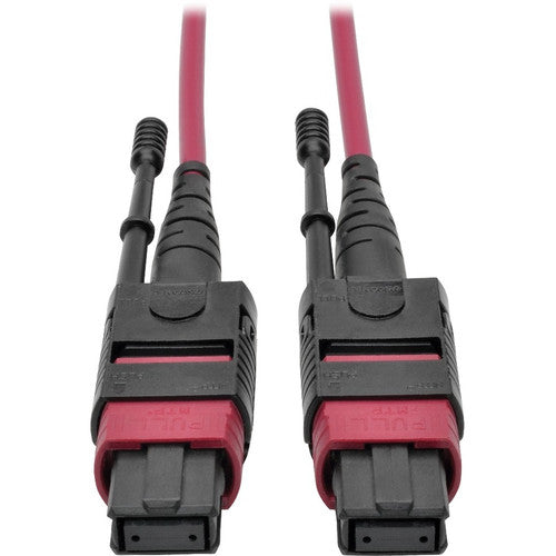 Tripp Lite by Eaton N845-10M-12-MG MTP/MPO Multimode Patch Cable, Magenta, 10 m N845-10M-12-MG