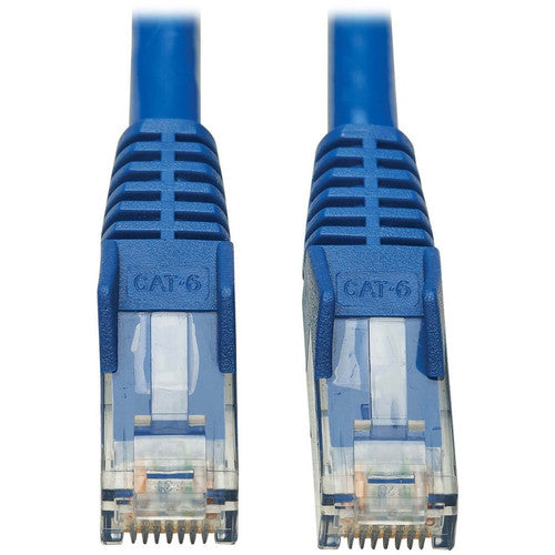 Tripp Lite by Eaton Cat6 Câble réseau UTP sans accroc (RJ45 M/M), bleu, 3 m N201P-010-BL