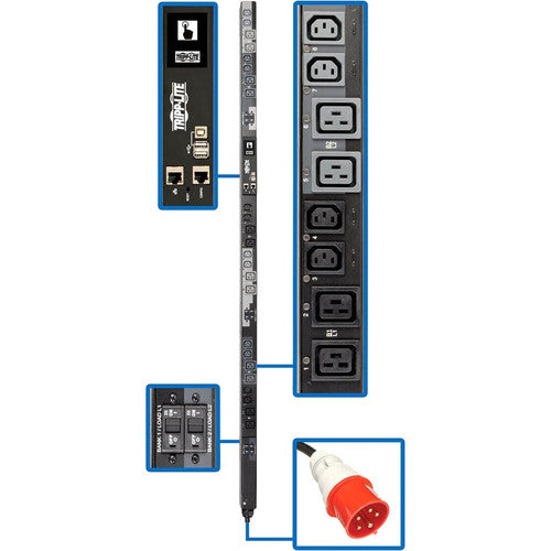 Tripp Lite par Eaton PDU3XEVSR6G32A PDU 24 prises PDU3XEVSR6G32A