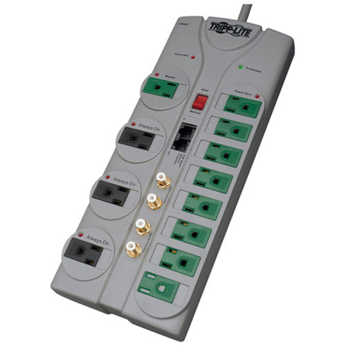 Tripp Lite by Eaton ECO-SURGE 12-Outlet Surge Suppressor TLP1210SATG