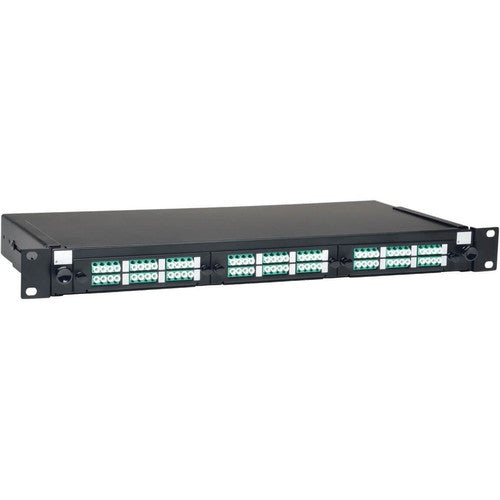 Tripp Lite 36-Port LC/LC Rackmount Fiber Enclosure Feed Through Patch Panel 1U N492-036-LCLC-E