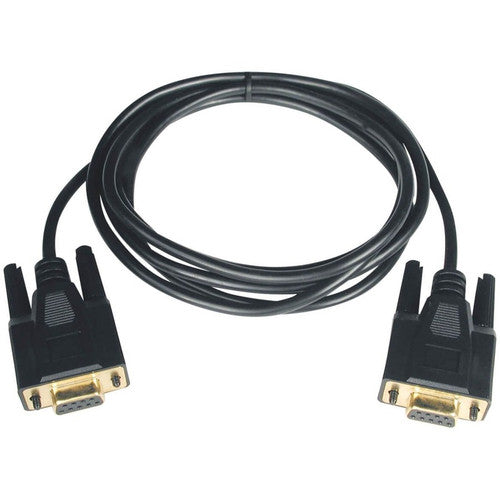 Tripp Lite 10ft Null Modem Serial RS232 Cable Adapter DB9 F/F 10' P450-010