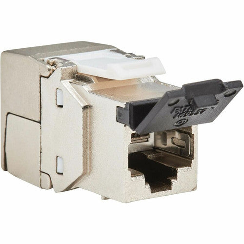 Tripp Lite by Eaton Cat8 STP Shielded Tool-Free Keystone Jack, 568A/568B, TAA N238-SHC8-TF-1