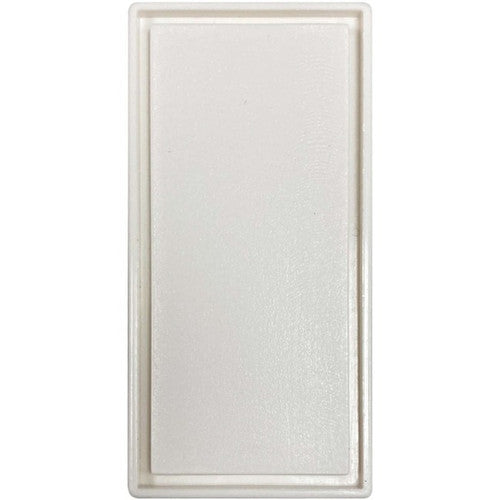 Tripp Lite by Eaton Blank Snap-In Insert, European Style, Vertical, 22.5 x 45 mm, White N042E-WHM0