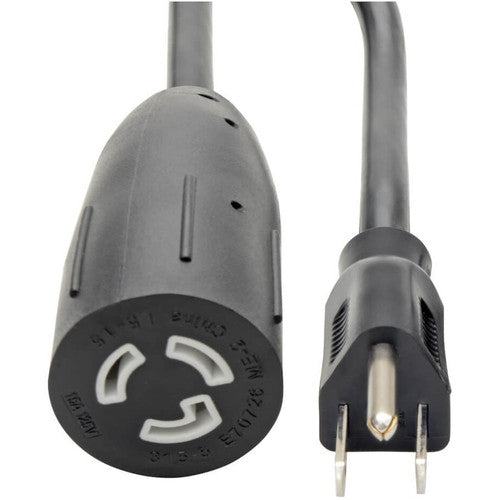 Tripp Lite 1ft Power Cord Extension Cable 5-15P to 5-15R Heavy Duty 15A 14AWG 1' P023-001