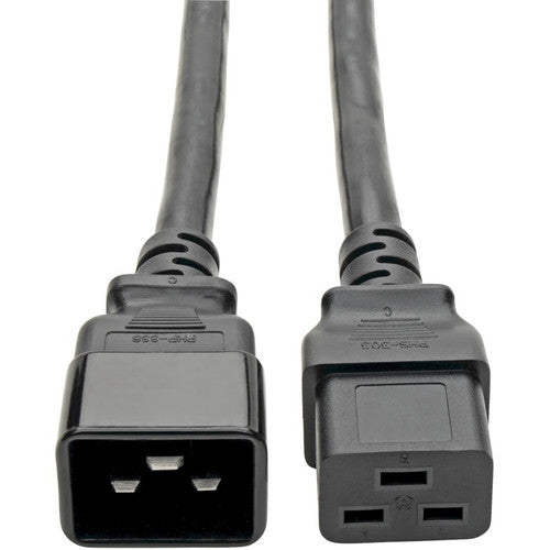 Tripp Lite 2ft Computer Power Cord Cable C19 to C20 Heavy Duty 20A 12AWG 2' P036-002