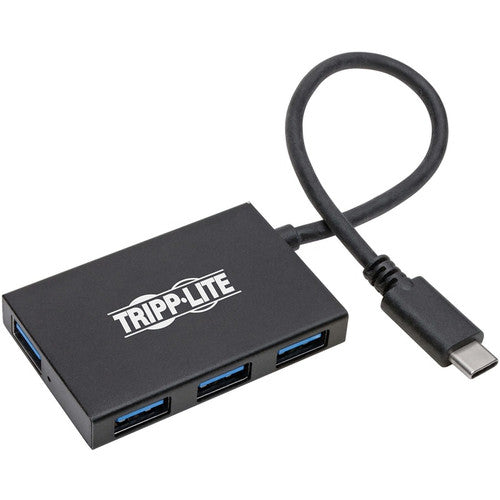 Tripp Lite by Eaton U460-004-4A-G2 Hub USB 3.1 C, 10 Gbit/s, boîtier en aluminium U460-004-4A-G2