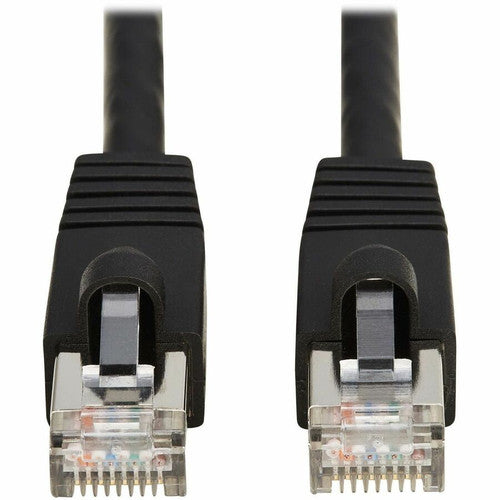 Tripp Lite by Eaton Cat8 40G Snagless SSTP Ethernet Cable (RJ45 M/M), PoE, Black, 10 ft. (3.1 m) N272-F10-BK