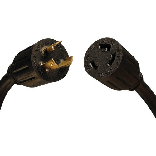 Câble d'extension de cordon d'alimentation Tripp Lite de 8 pieds L6-30P à L6-30R robuste 30A 10AWG 8' P041-008