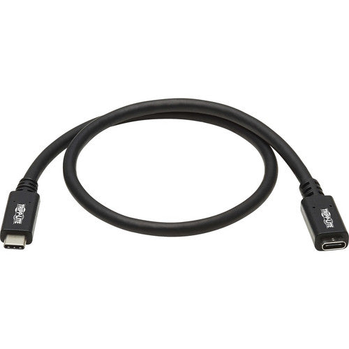 Câble d'extension USB-C Tripp Lite by Eaton U421-20N-G2, M/F, noir, 20 po (0,5 m) U421-20N-G2