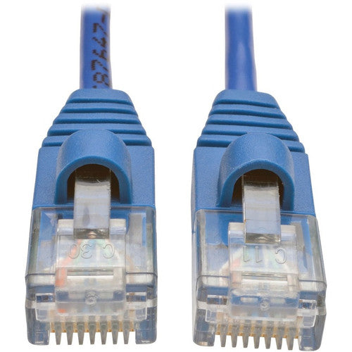 Tripp Lite by Eaton Cat5e 350 MHz Snagless Molded Slim UTP Patch Cable (RJ45 M/M), Blue, 6ft N001-S06-BL