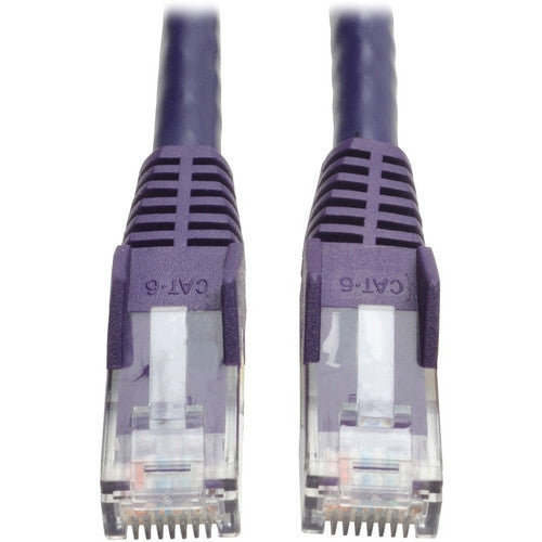 Tripp Lite by Eaton 25-ft. Cat6 Gigabit Snagless Molded Patch Cable(RJ45 M/M) - Purple N201-025-PU