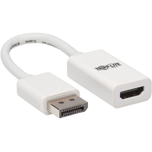 Tripp Lite by Eaton P136-06N-HDR-W DisplayPort to HDMI 4K Adapter - M/F, White P136-06N-HDR-W