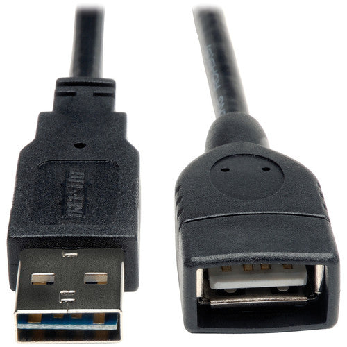 Tripp Lite by Eaton Universal Reversible USB 2.0 A-Male to A-Female Extension Cable - 10ft UR024-010