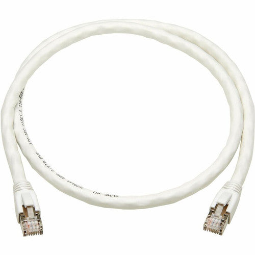 Tripp Lite by Eaton Cat8 40G Snagless SSTP Ethernet Cable (RJ45 M/M), PoE, White, 3 ft. (0.9 m) N272-F03-WH