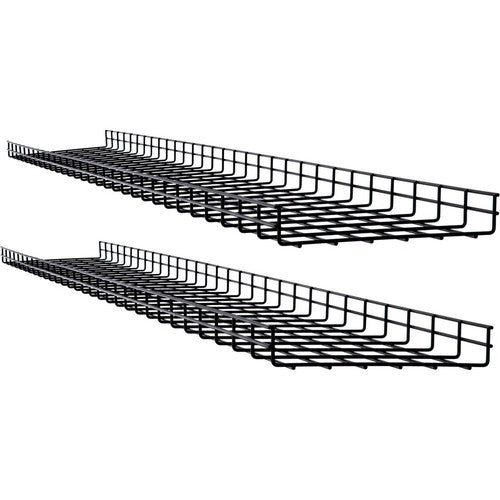 Chemin de câbles en treillis métallique Tripp Lite par Eaton - 300 x 50 x 1 500 mm (12 po x 2 po x 5 pi), paquet de 2 SRWB12210X2STR