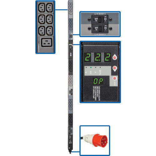 Tripp Lite by Eaton Metered PDU3XMV6G32 42 Outlets PDU PDU3XMV6G32