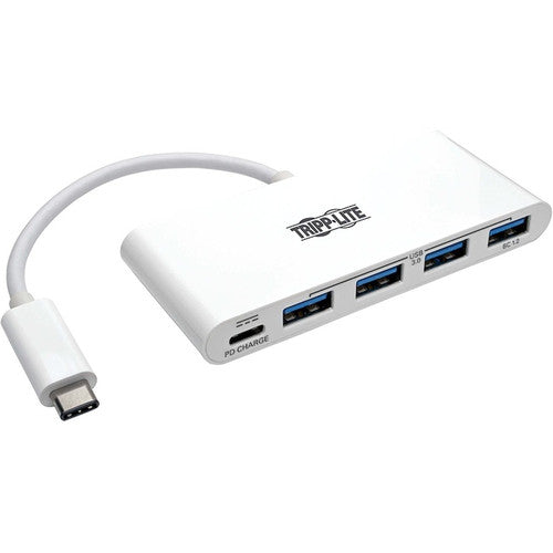 Tripp Lite by Eaton Hub portable 4 ports USB 3.1 Gen 1, USB-C vers (x4) USB-A, avec port de chargement USB-C U460-004-4A-C