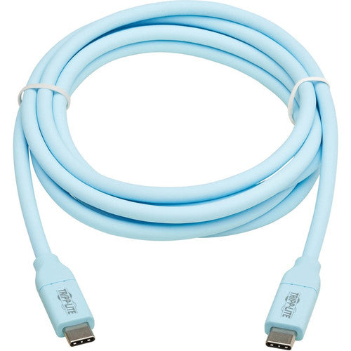 Tripp Lite by Eaton U040AB-006CS5LB USB-C to USB-C Cable (M/M), Light Blue, 6 ft. (1.8 m) U040AB-006CS5LB