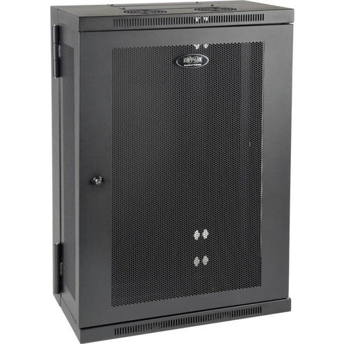 Tripp Lite by Eaton SmartRack Slim 18U Swinging Wall-Mount Rack Enclosure Cabinet SRW18US13