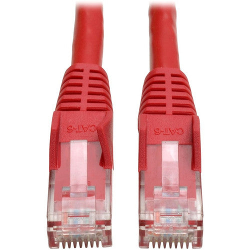 Tripp Lite by Eaton 6-ft. Cat6 Gigabit Snagless Molded Patch Cable, Red N201-006-RD