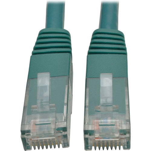 Tripp Lite by Eaton Cat6 Gigabit Molded Patch Cable (RJ45 M/M), Green, 3 ft N200-003-GN