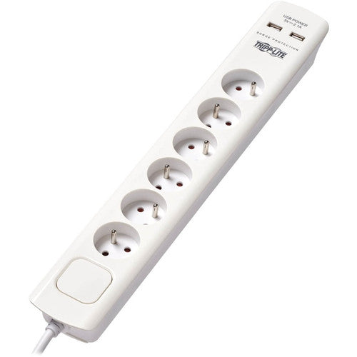 Tripp Lite by Eaton 6-Outlet Surge Suppressor/Protector TLP6F18USB