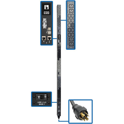 Tripp Lite par Eaton PDU3EVN6H50BA PDU 42 prises PDU3EVN6H50BA