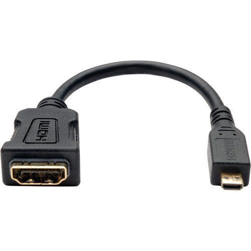 Tripp Lite 6in Micro HDMI to HDMI Adapter Converter HDMI Male Type D to HDMI Female M/F 6" P142-06N-MICRO