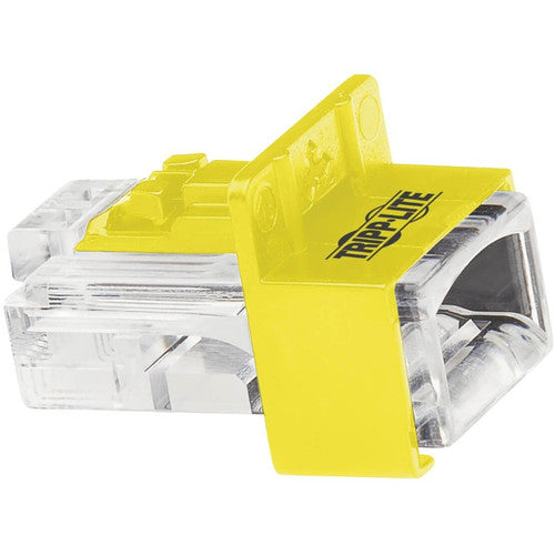 Tripp Lite by Eaton Inserts de verrouillage universels RJ45, jaune, paquet de 10 N2LPLUG-010-YW