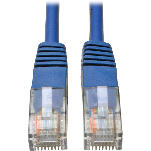 Tripp Lite by Eaton Cat5e 350 MHz Molded UTP Patch Cable (RJ45 M/M), Blue, 12 ft. N002-012-BL