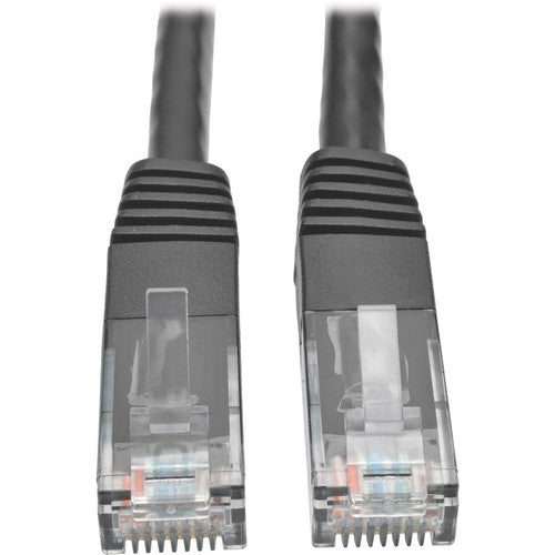 Tripp Lite by Eaton Câble de raccordement moulé Gigabit Cat6 (RJ45 M/M), noir, 15,2 m N200-050-BK