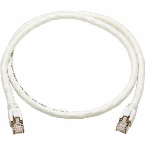 Câble Ethernet Tripp Lite by Eaton Cat8 40G SSTP sans accroc (RJ45 M/M), PoE, blanc, 2 pi (0,6 m) N272-F02-WH