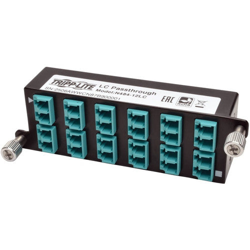 Tripp Lite 10GbE Cassette passe-système haute densité 12 LC Connexion duplex N484-12LC