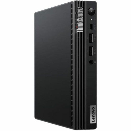 Lenovo ThinkCentre M70q Gen 4 12E3004YUS Desktop Computer - Intel Core i5 13th Gen i5-13400T Deca-core (10 Core) 1.30 GHz - 16 GB RAM DDR4 SDRAM - 512 GB M.2 PCI Express NVMe 4.0 x4 SSD - Tiny - Black 12E3004YUS