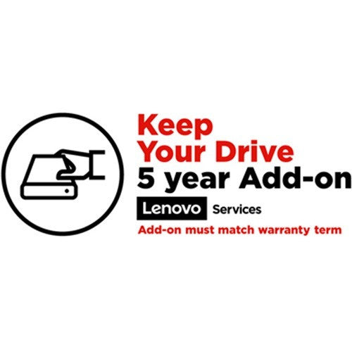 Lenovo Keep Your Drive (Add-On) - 5 Year - Service 5PS0L20568