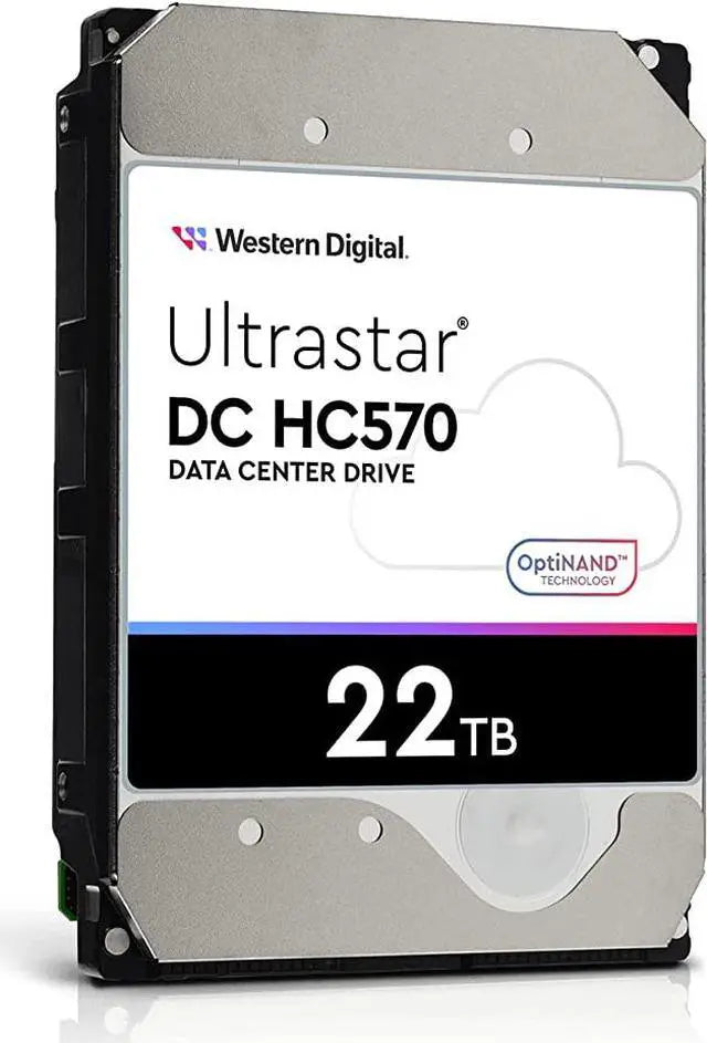 WD Ultrastar DC HC570 0F48155 22 TB Hard Drive - 3.5" Internal - SATA (SATA/600) - Conventional Magnetic Recording (CMR) Method 0F48155