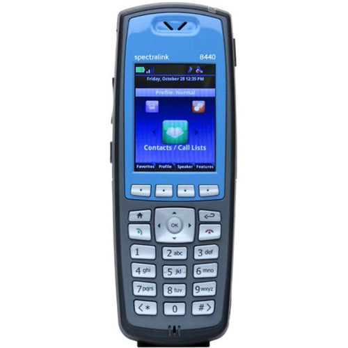 Téléphone VoIP sans fil Spectralink 8440 - Bleu - Microsoft Lync - Remis à neuf