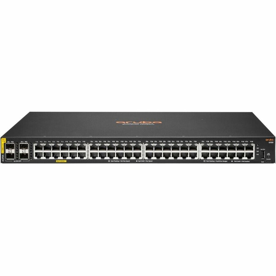 Aruba 6100 48G Class4 PoE 4SFP+ 370W Switch JL675A#B2C