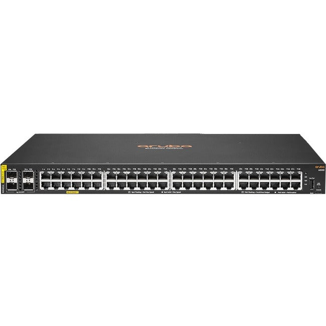 Aruba 6000 48G Class4 PoE 4SFP 370W Switch R8N85A#ABA