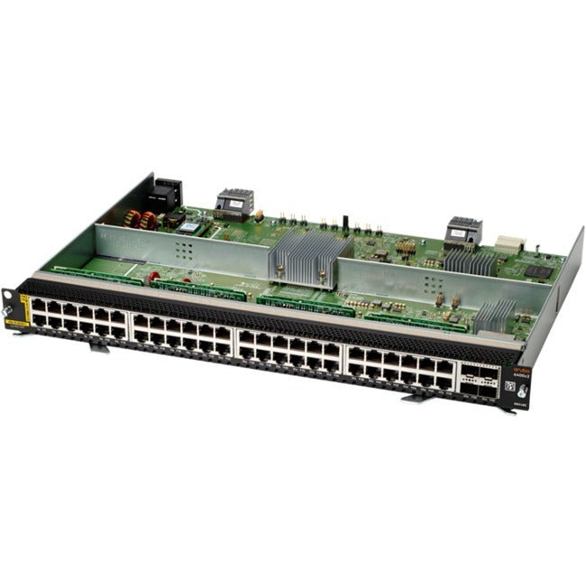 Aruba 48-port 1GbE Class 6 PoE and 4-port SFP56 v2 Module R0X40C