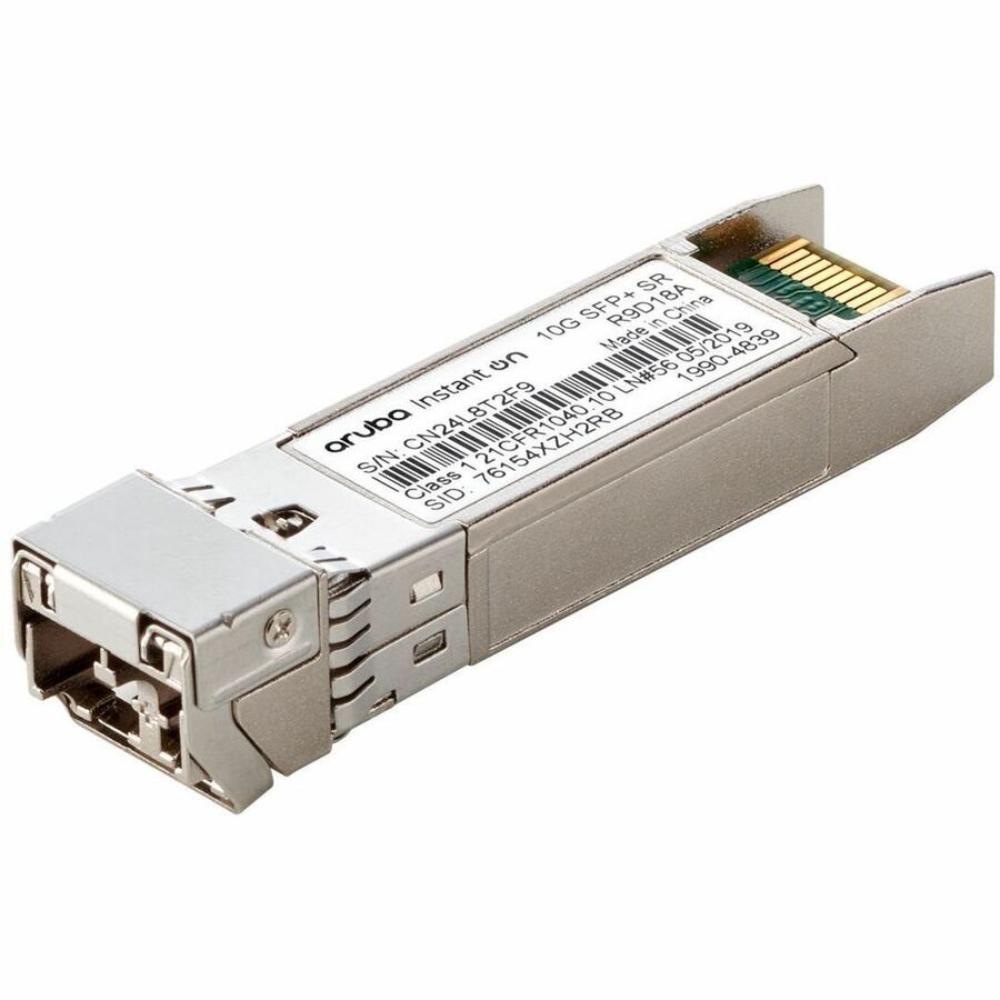 HPE Networking Instant On 10G SFP+ LC SR 300m OM3 MMF Transceiver R9D18A